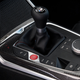 A BMW manual transmission gear shifter.
